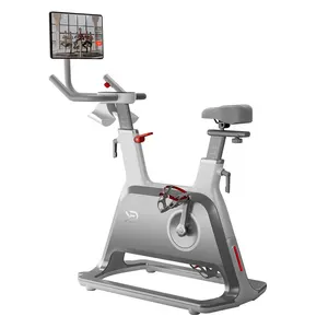 YPOO 2024 Professional Indoor Exercise Air Magnetic Spin Bike Spinning Bike High Quality With YPOOFIT APP