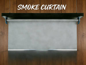 Toile en fibre de verre ignifuge, barrière anti-fumée, toile ignifuge portable, conception discrète, <span class=keywords><strong>bloque</strong></span> efficacement la fumée - Product Image 1