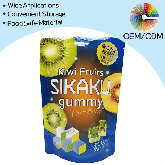 New Design Stand up Pouch Customized Food Grade Sacco Autosufficiente Eco Friendly Mono Material Recycle Stand up Pouch