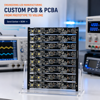 Assemblage de circuits imprimés personnalisés PCBA, fabrication OEM/ODM pour l'électronique grand public, prototype de 1 oz de cuivre, production en série, Gerber/BOM
