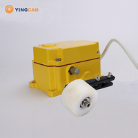 Interruptor de Cuerda Industrial Eléctrico Marca YINGCAN TPS-2D, Interruptor de Posición de 10A, Aluminio Fundido, 24-380V AC/DC