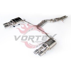 Vortex Quad Tips Exhaust สำหรับ A7 Audi C8 3.0T 2019-2024 valvetronic catback อัพเกรด - Product Image 5
