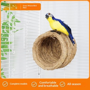Caja de Nido para Periquitos Hecha a Mano, Casa para Pájaros, Caja de Cría de Madera Natural para Agapornis y Parrotlets, Caja de Reproducción - Product Image 4