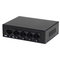 Switch Jaringan Gigabit Cepat SY 5-Port 5 RJ45 1000Mbps Fungsi POE Hub Switch Ethernet LAN Desktop