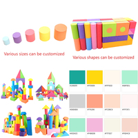 Bloques de Construcción de Espuma EVA Suave, Coloridos, Juguete Educativo de Construcción, Bloques de Aprendizaje Creativo DIY, 30 Piezas, Tema Deportivo