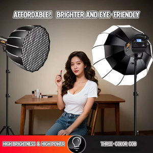 Lampe LED <span class=keywords><strong>de</strong></span> studio vidéo COB 150W à gradation progressive, CRI élevé, avec télécommande - Product Image 2