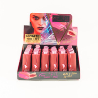 Rouge à lèvres mat personnalisé, maquillage minéral, végétalien, biologique, non toxique, marque privée, velours, imperméable, longue tenue, populaire