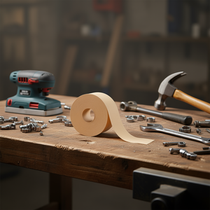 Rouleau de papier abrasif corindon Ttake Ab1055, grain 120, 115x50000 mm, pour disques de ponçage - Product Image 3