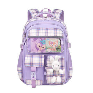 Sac à dos scolaire imperméable pour enfants et étudiants, grand format, motif filles anime, mignon, pour la rentrée des classes - Product Image 5