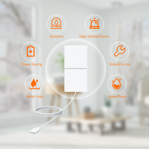 Sensor de fugas de agua inteligente Tuya de 433MHz, conectividad WiFi, Detector de desbordamiento de alerta de inundación para sistema de alarma de seguridad, Compatible inteligente - Product Image 3