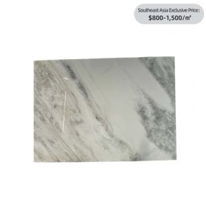 Marbre Cristal Bleu-Blanc d'Asie <span class=keywords><strong>du</strong></span> Sud-Est, <span class=keywords><strong>Pierre</strong></span> Naturelle Durable et Écologique pour Espaces Extérieurs, Salles de Bain, Salles à Manger et Espaces Commerciaux - Product Image 1