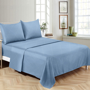 Juego de Sábanas Modernas de 3 Piezas de Microfibra de Poliéster, Diseño Impreso Personalizable, Certificado OEKO-TEX, No Tóxico, 1800 Hilos - Product Image 3