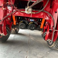 Semi-remorque à plateau en acier WABCO, 3 essieux, pneus triangulaires, capacité de 80 tonnes, pour le transport minier en Amérique du Sud