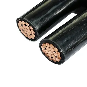 Fabricantes de cables de alimentación THHN/THWN Núcleo de cobre Cable con revestimiento de nailon aislado de PVC 1 ~ 20AWG Cable multi