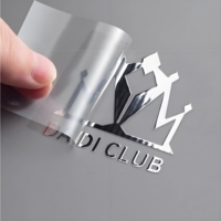 Étiquettes autocollantes en cristal 3D UV DTF personnalisées pour la différenciation des flacons de parfum, impression en petites séries