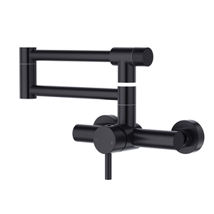 <span class=keywords><strong>Robinet</strong></span> de <span class=keywords><strong>cuisine</strong></span> flexible et durable de style pliable en acier inoxydable 304 de couleur noire contemporain - Product Image 4