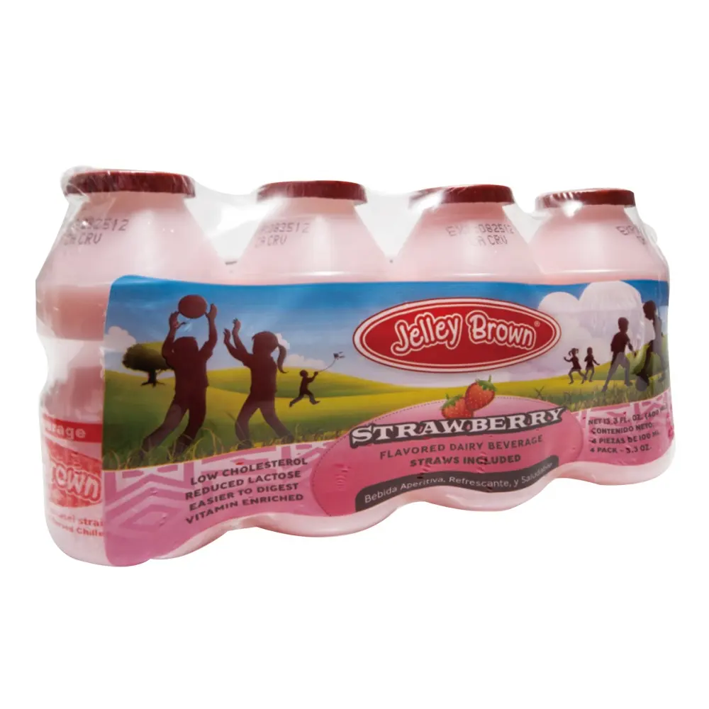 100ml Fermented Milk Beverage Jelley Brown Flavored Lactobacillus Yogurt Drink