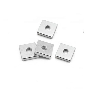 Écrous carrés Hanweisong M4 M5 M6 M8 métriques plaqués usinés CNC pour profilés en aluminium - Product Image 4