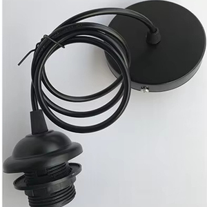 Cổ Điển Công nghiệp ánh sáng mặt dây E27 ổ cắm cơ sở giữ đèn với vít phong cách nhựa màu sắc khác nhau cho trang trí - Product Image 1