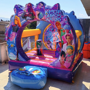 Nuevo <span class=keywords><strong>Castillo</strong></span> Inflable Comercial K-POP Demon Hunters, <span class=keywords><strong>Castillo</strong></span> Inflable para Niños, Alquiler para Fiestas al Aire Libre, Casa de Brinco - Product Image 3