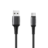 Cable de Carga Rápida USB-C a USB-C de 1M 60W 3A con Cobre Puro y Revestimiento de Nailon para iPhone 15 y Teléfonos Android, Transferencia de Datos