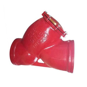 Filtre Y rainuré pour lutte contre l'incendie DN50-200 en acier inoxydable 316 avec extrémités à brides 0,3-2,5 MPA - Product Image 3