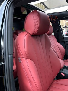 Funda Universal para <span class=keywords><strong>Asiento</strong></span> de <span class=keywords><strong>Coche</strong></span> de PVC Negra y Roja, Impermeable, de Cuero PU, Juego Completo para Audi A6 C7 C6, Funda Protectora - Product Image 5