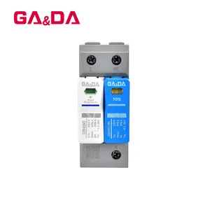 GA & DA電気サージプロテクター1NPE 20kA 40kA 280V 255V低電圧アレスターデバイスspdサージ保護