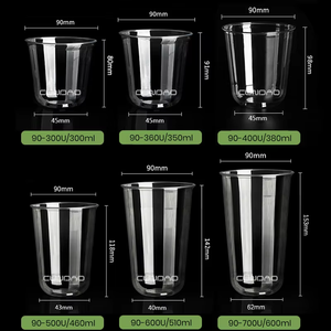 커스텀 로고 10-18oz 둥근 바닥 투명 PET 플라스틱 컵, 파티용 아이스 커피 및 커피용, 뚜껑 포함 - Product Image 3