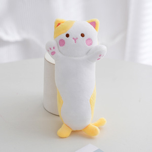 Auf Lager: 16cm Kawaii Plüsch-Katzen-Schlüsselanhänger, Kleiner Weicher Langkatzen-Plüsch-Schlüsselbund - Product Image 4