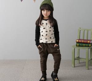 Venta al por Mayor en Línea de Ropa Infantil, Pantalones Harem Casuales para Niñas Pequeñas, de un Fabricante Chino - Product Image 4