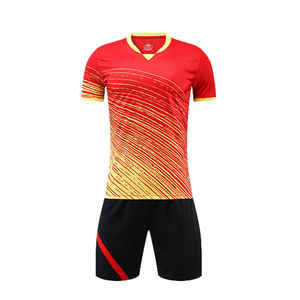 Großhandel anpassbare blau-weiße Fußball bekleidung für Erwachsene, personal isiert mit Club Name Sublimation Blank Sportswear - Product Image 5