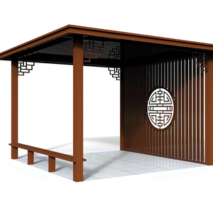 Pérgola de Jardín de Aluminio Impermeable para Exteriores, Estilo Chino, en Oferta, Gazebo PY04 - Product Image 3