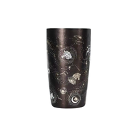 Tasses à eau, bière et lait en titane pur, contemporaines, écologiques, durables, à double paroi, apparence de haute valeur, répondent aux besoins quotidiens