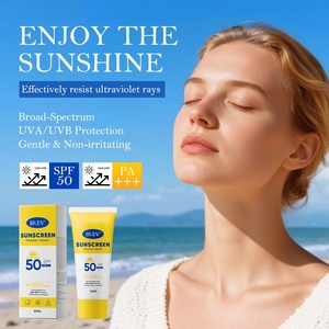 ครีมกันแดดสูตรป้องกันรังสียูวีแบบกว้าง ป้องกันผิวเสื่อมสภาพ SPF50 PA+++ ครีมกันแดดเนื้อบางเบา ช่วยให้ผิวขาวกระจ่างใส - Product Image 2