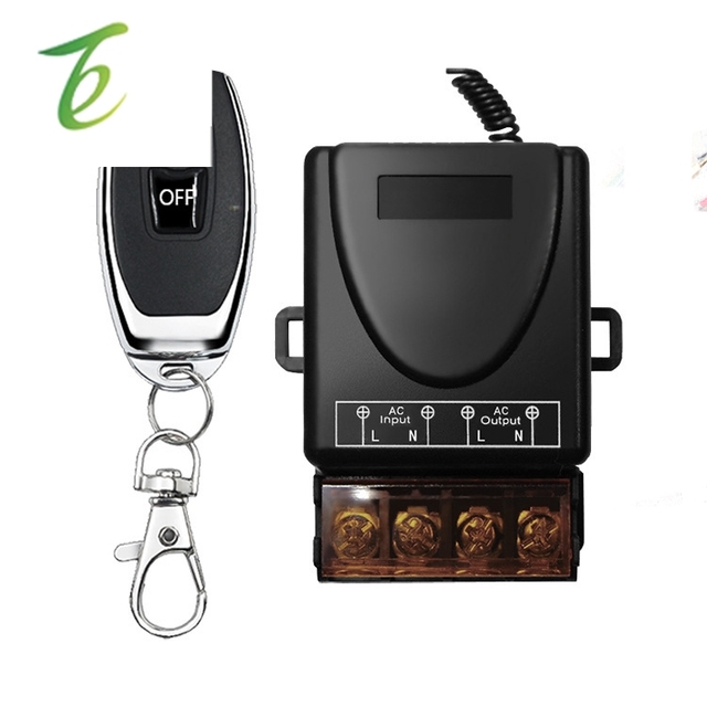 High-power 220V Wireless Remote Control Switch, Water Pump Motor Remote Control Switch, No-wiring Lamp Remote Control