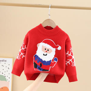 <span class=keywords><strong>Pull</strong></span> rouge ample à col rond pour garçons et filles, hiver, 1 à 10 ans, Noël, Nouvel An, <span class=keywords><strong>pull</strong></span> <span class=keywords><strong>de</strong></span> base - Product Image 3