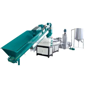 Plastic LDPE water ring Hot Cutting Granulating Pelletizing Machine Line For Granules