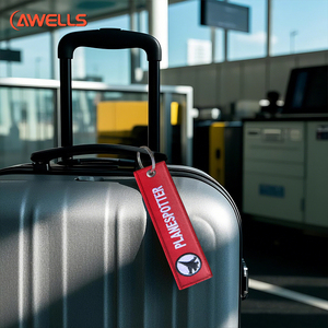 <span class=keywords><strong>Porte</strong></span>-clés <span class=keywords><strong>brodé</strong></span> sur le thème de l'aviation pour étiquette de bagage, identification de sac de cabine, accessoire de voyage <span class=keywords><strong>personnalisé</strong></span>, chien panda - Product Image 5