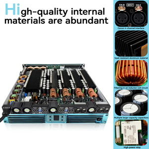 Amplificatore Paulkitson PK413/PK415 2 Ohm Professionale <span class=keywords><strong>Classe</strong></span> D Hi-Res Audio, 4 Canali 4X1500W - Product Image 3