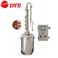 Industriële koperen distilleerkolomset - 4/6 inch refluxsysteem voor gin/wodka/fruitspirits distillatie (capaciteit 30L-300L)