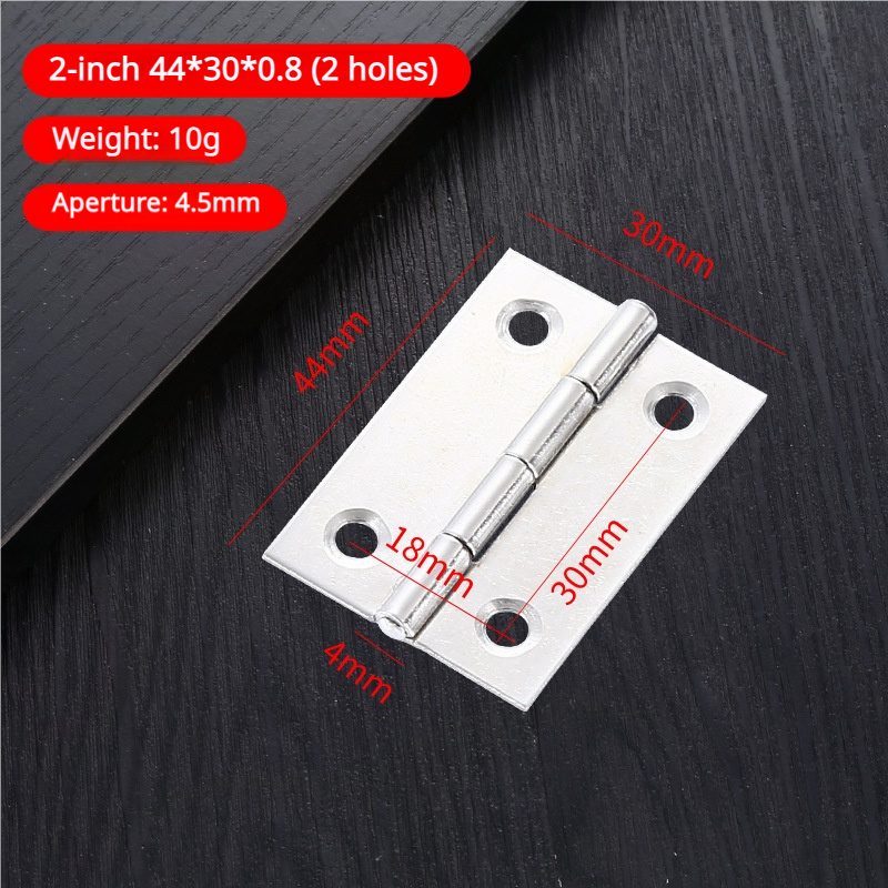 2 inches 44*30*0.8mm  2holes