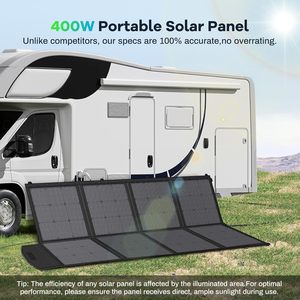 Professional Alecter <b>Solar</b> 400W High Efficiency Black <b>Foldable</b> <b>Solar</b> <b>Panel</b> for Outdoor Adventures RV Trips Emergency Power - Product Image 2