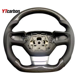 YTcarbon para <span class=keywords><strong>Duster</strong></span> Stepway MCV, piezas de automóvil, accesorios interiores de coche, volante de fibra de carbono Real personalizado - Product Image 1