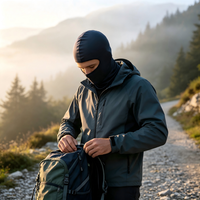 Balaclava professionnelle à 3 trous, respirante, coupe-vent, anti-poussière, pour sports de plein air, moto, cyclisme