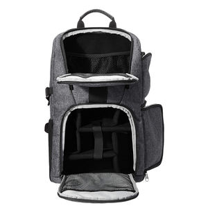 Mochila Antirrobo de Poliéster de Color Sólido, Cómoda, con Etiqueta Privada, Logotipo Personalizado, Estilo Urbano Unisex, Venta al Por Mayor - Product Image 2