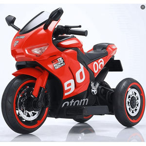 Nuevo modelo gran oferta 12V paseo en coche <span class=keywords><strong>3</strong></span> ruedas motocicleta bicicleta eléctrica batería con música ligera motocicleta Motor coches para niños - Product Image 2