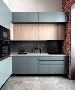 Derniers meubles de cuisine au design moderne avec rangement Armoires de cuisine personnalisées - Product Image 4