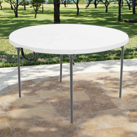 Tables de banquet pliantes durables pour l'extérieur en plastique polyvalent salon parc école entrée Villa chambre sous-sol ferme salle de sport