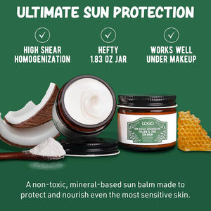 Protector Solar de Sebo de Res de Marca Privada, Bálsamo Solar <span class=keywords><strong>para</strong></span> el Cuidado de <span class=keywords><strong>la</strong></span> Piel, Protector Solar Natural No Grasoso <span class=keywords><strong>para</strong></span> el Rostro - Product Image 4